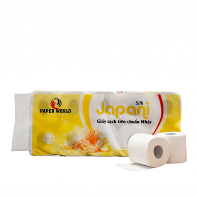 Giấy vệ sinh cuộn nhỏ japani silk 10 - JPS10- Khongchicogiay.com