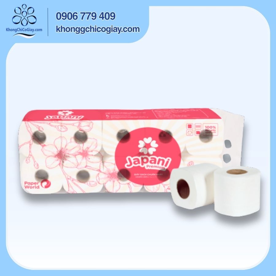 Giấy Vệ Sinh Cuộn Nhỏ Cao Cấp Japani Premium10 | JPP10